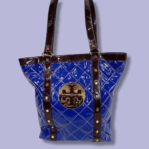 Tory Burch blue tote bag